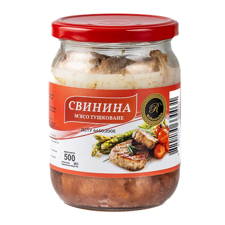 М’ясо тушковане Свинина